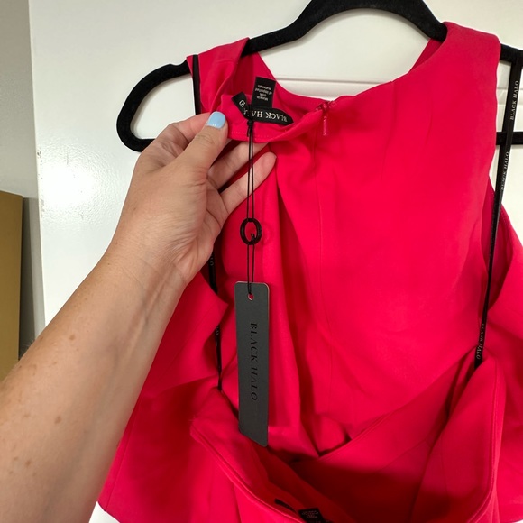 Hot pink two piece dress, Black Halo Kacie Two Piece Maxi- Laguna Pink - Picture 6 of 10